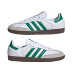 Adidas Samba OG Foot Wear – White Green - Image 2