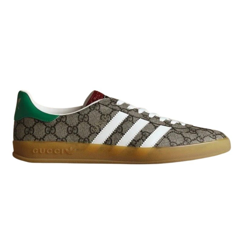 WhatsApp Image 2025-08-14 at 6.08.00 AM Adidas X Gucci – Gazelle Beige GG Monogram - Image 1