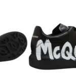 Aexander Mcqueen Oversized Graffiti – Black White - Image 2