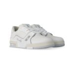 Louis Vuitton X Virgil Abloh White Grey Low Trainers - Image 6
