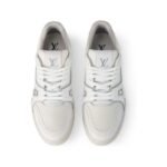 Louis Vuitton X Virgil Abloh White Grey Low Trainers - Image 5