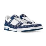 Louis Vuitton LV Trainer Monogram Denim – White Blue - Image 4