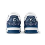 Louis Vuitton LV Trainer Monogram Denim – White Blue - Image 3