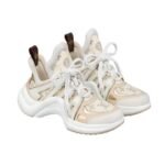 Louis Vuitton Archlight Sneakers ‘Beige Monogram Gold - Image 5