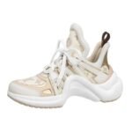 Louis Vuitton Archlight Sneakers ‘Beige Monogram Gold - Image 4