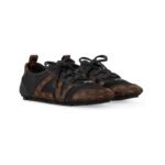 LV Sneakerinae Black And Brown Monogram - Image 3