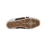 LV Sneakerina White With Brown Monogram - Image 2