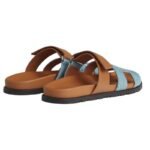 Hermes Chypre Sandal Bicolor/Denim - Image 2