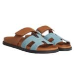 Hermes Chypre Sandal Bicolor/Denim - Image 4
