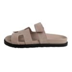 Hermes Chypre Sandal – Pink Suede - Image 3