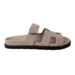 Hermes Chypre Sandal – Pink Suede