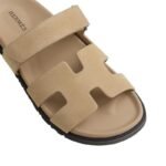 Hermes Chypre Sandal Beige Suede - Image 5