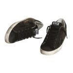 Golden Goose Superstar – Black Glitter Heel - Image 2