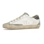 Golden Goose Super-Star – White Dark Grey Glitter - Image 4