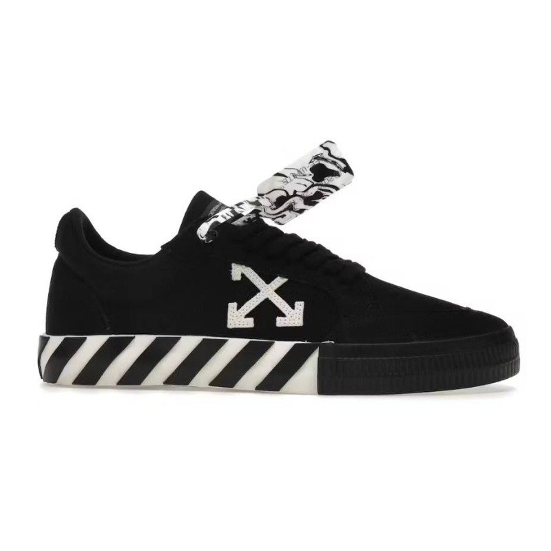 WhatsApp Image 2025-08-22 at 5.27.28 AM OFF-WHITE Vulc Low Canvas – Black White - Image 1