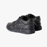 OFF-WHITE Out Of Office OOO Low Tops Sartorial Stitching Black Black - Image 2