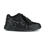 OFF-WHITE Out Of Office OOO Low Tops Sartorial Stitching Black Black