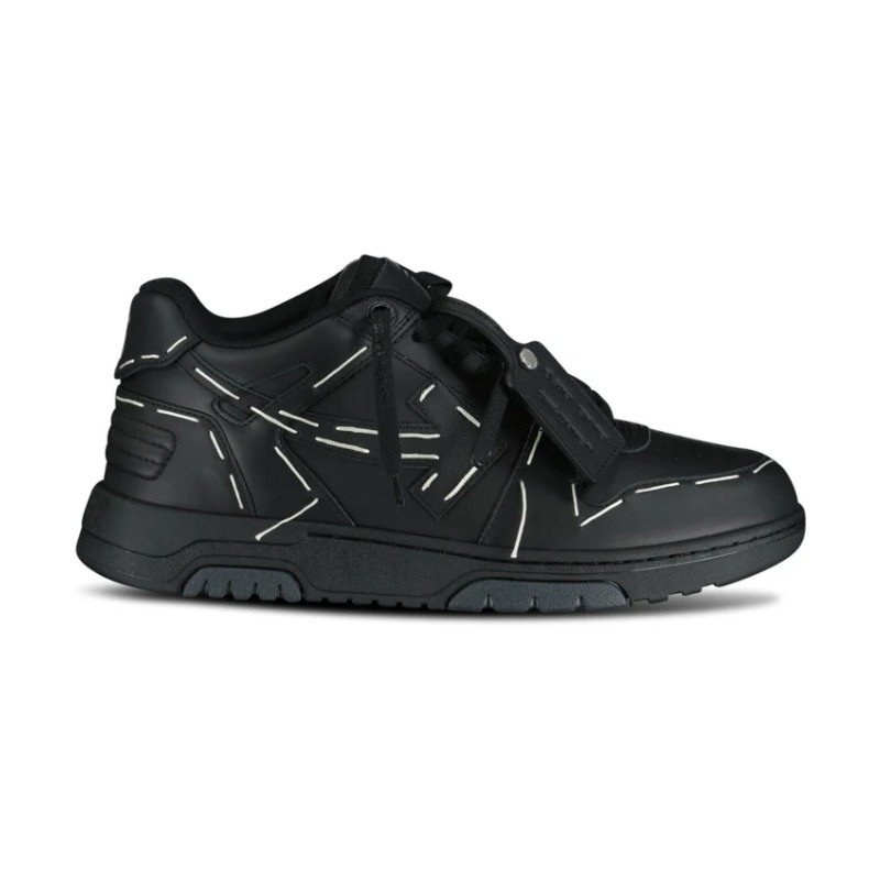 WhatsApp Image 2025-08-22 at 5.27.43 AM (3) OFF-WHITE Out Of Office OOO Low Tops Sartorial Stitching Black Black - Image 1
