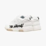 OFF-WHITE Out Of Office OOO Low Tops For Walking For – White Black - Image 3
