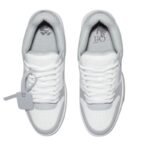 OFF-WHITE Out Of Office Calf Leather – White Grey - Image 4