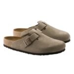 Birkenstock Boston Soft Footbed – Suede Taupe - Image 2