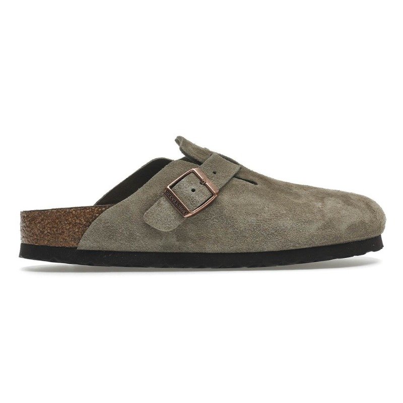 WhatsApp Image 2025-08-22 at 6.06.21 AM Birkenstock Boston Soft Footbed – Suede Taupe - Image 1