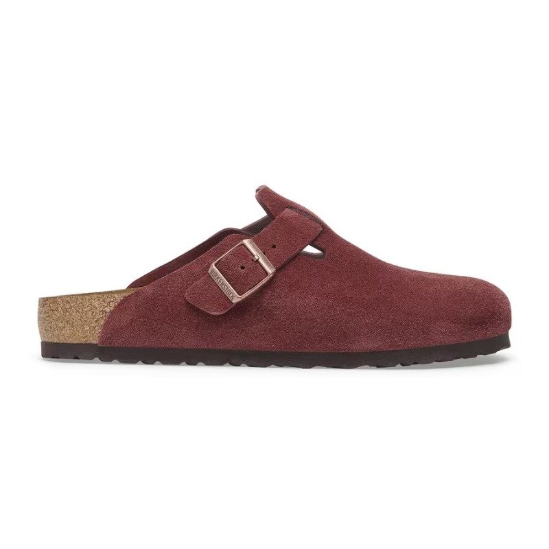 WhatsApp Image 2025-08-22 at 6.06.24 AM Birkenstock Boston Burgundy – Suede Leather Zinfandel - Image 1