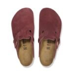 Birkenstock Boston Burgundy – Suede Leather Zinfandel - Image 5