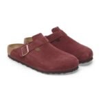Birkenstock Boston Burgundy – Suede Leather Zinfandel - Image 4