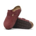 Birkenstock Boston Burgundy – Suede Leather Zinfandel - Image 2