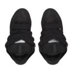 Lanvin ‘Curb’ Leather Blend Sneakers In Black - Image 4