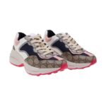 Gucci Wmns GG Rhyton ‘Beige White Pink’ - Image 2