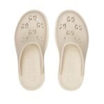 Gucci Perforated GG Platform Mules - Image 3