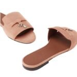 Loropiana Summer Charms Sandal Suede Goatskin Precious Rose - Image 5
