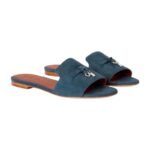 Loropiana Summer Charms Sandal Suede Goatskin Denim - Image 3