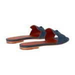 Loropiana Summer Charms Sandal Suede Goatskin Denim - Image 2