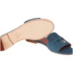 Loropiana Summer Charms Sandal Suede Goatskin Denim - Image 5