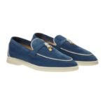 Loropiana Charms Walk Loafer Suede Ocean Heart - Image 2