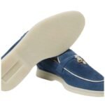 Loropiana Charms Walk Loafer Suede Ocean Heart - Image 5