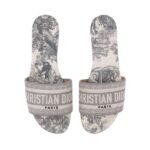 Dior Dway Slides Timeless – Style Gray - Image 3