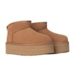 UGG Classic Ultra Mini Platform Boot – Chestnut - Image 4