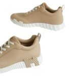 Hermes Bouncing Sneaker Beige Lin - Image 4