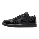 Jordan 1 Low SE Patent – Elephant Black - Image 6