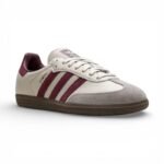 adidas Samba OG Putty Grey Maroon - Image 2