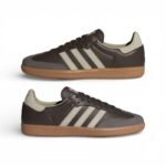 Adidas Samba OG “Brown/Putty Grey” Sneakers | Brown - Image 7