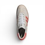 adidas Samba OG CRYSTAL WHITE / PRELOVED RED / GUM - Image 2