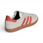 adidas Samba OG CRYSTAL WHITE / PRELOVED RED / GUM - Image 5