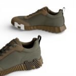 Hermes Bouncing Sneaker Cotton Canvas Suede Men - Image 3