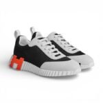 Hermès Bouncing Sneaker Black/Orange - Image 5