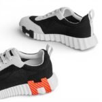 Hermès Bouncing Sneaker Black/Orange - Image 3
